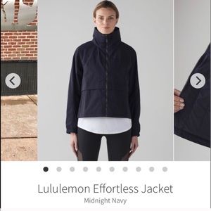 Lululemon effortless jacket.
